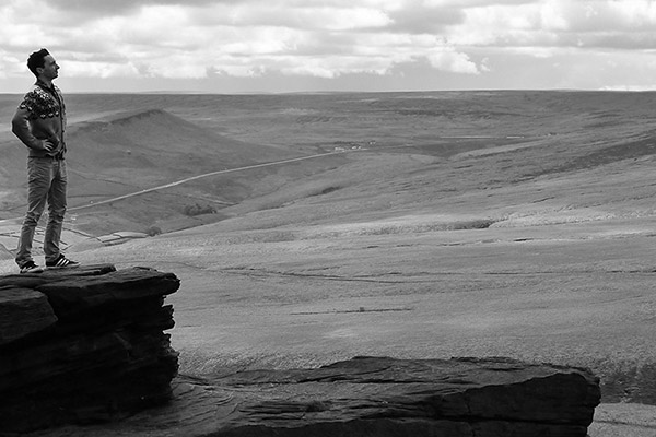 It's me on a big-ass rock!